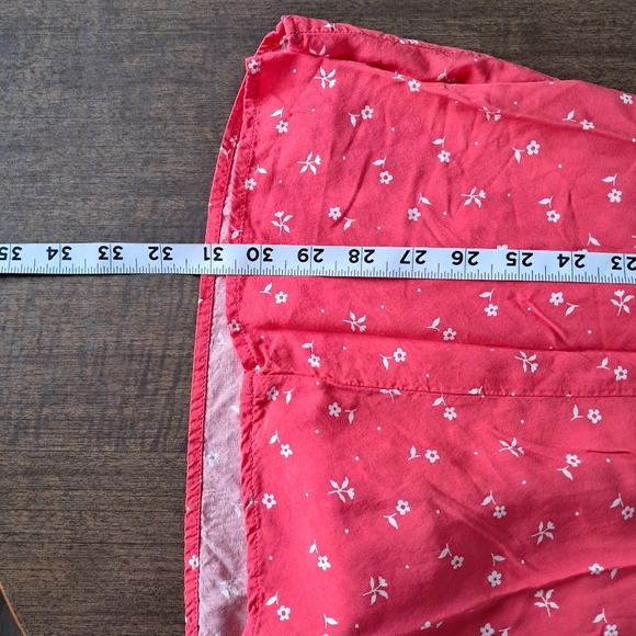 Women’s GAP Summer Sundress Lined  Coral White Floral Size 4 - Picture 10 of 10